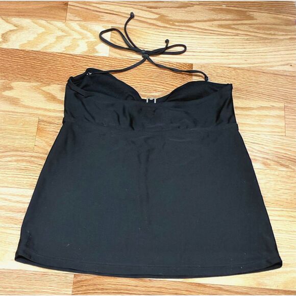 Converse One-Star Black Tankini Top - Size Large - Picture 2 of 5